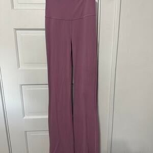 Lululemon purple/pink flare leggings